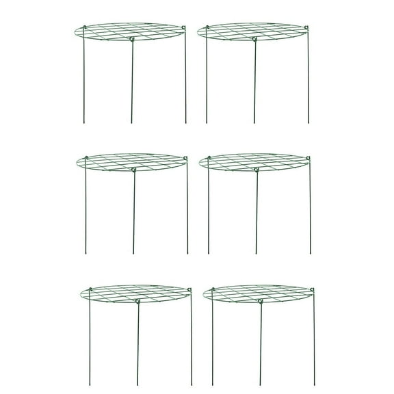 Panacea Products 89320 20"D x 30" Tall Grow Thru Peony PVC Coated Plant Supports - Quantity of 6