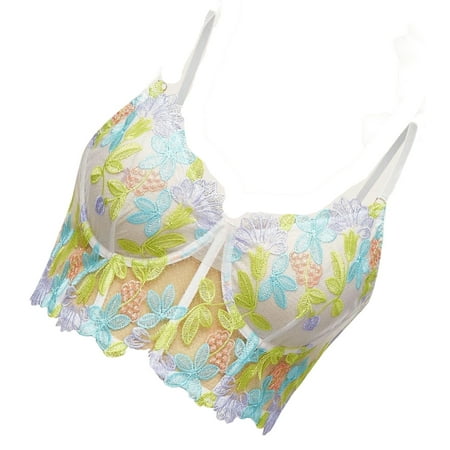 

Fantasy Print A Piece Multicolor Plus Size Bras & Bralettes (Women s)