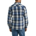 thumbnail image 3 of Wrangler® Men's Slim Fit Long Sleeve Woven Twill Shirt with Sunglasses Cleaner, Sizes S-5XL, 3 of 5