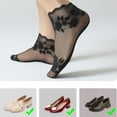 thumbnail image 7 of YooGuoGuo 5 Pairs Lace Ankle Socks Ruffle Thin Socks Ankle Socks Low Cut Non Slip Casual Socks for Summer for Girls Women, 7 of 7