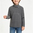 thumbnail image 5 of Ulanda Girls Mock Neck Loose Fit Shirts Kids Long Sleeve Slouchy Warm Cute Fashion Pullover Tops (Grey, 7-8 Years), 5 of 7