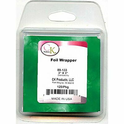 125 Ml Tin - Green Foil Wrapper for Chocolate Candies 3