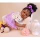 thumbnail image 5 of HOOMAI Lifelike Reborn Baby Dolls with Soft Body African American Realistic Girl Doll 22.8 Inch Best Birthday Gift Set, 5 of 5