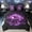Black Purple, variant on meiyoeat 3D Rustic Dino Family Twin Bedding for Kids Boys, Green Jungle Dinosaur Bedding Comforter Set, Black Reversible, 7pcs