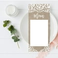 thumbnail image 2 of Koyal Wholesale Rustic Burlap and Lace Printable Wedding Paper Menu Cards for DIY Printer, Pack of 52, 2 of 5