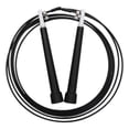 thumbnail image 1 of Cuerda de saltar de velocidad portátil con rodamiento de bolas giratorio de 360 degree para entrenamiento de boxeo y deportes Negro, 1 of 8