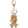 thumbnail image 1 of MasteelfCA Poodle Keychain Dog Keychain Creative Keychain Backpack Charm Car Key Chain, 1 of 8