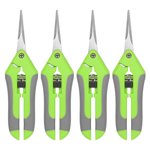 Uxcell 4-Pack Bypass Pruning Shears for Garden, 6.6 Inch Stainless Steel Scissors