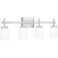 thumbnail image 3 of Wilburn 4-Light LED Bathroom Vanity Light in Brushed Nickel, 3 of 8