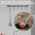 thumbnail image 5 of 1Pcs 21.5Cm X 3.9Cm Outdoor Tableware Long-Handled Titanium Spoon, 5 of 5