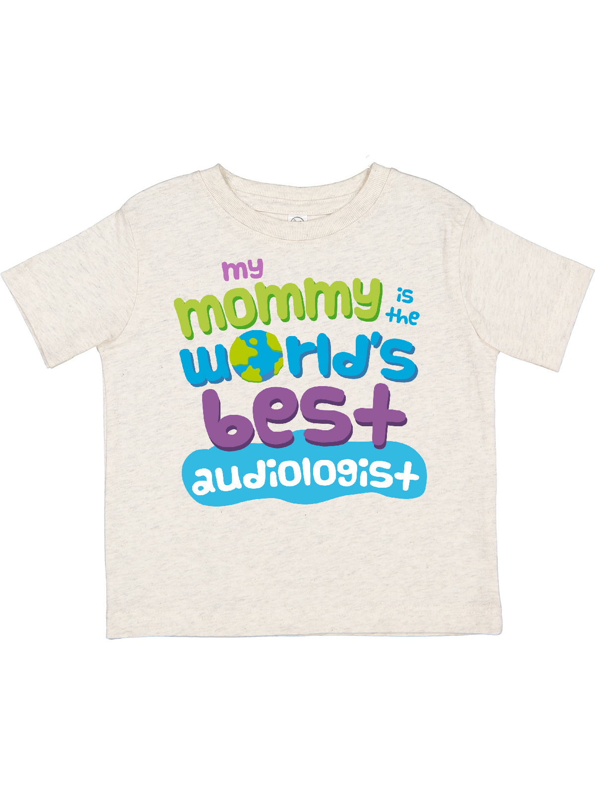 Inktastic Audiologist Mom Quote Childs Baby Bib Worlds Best My Mommy Occupation 