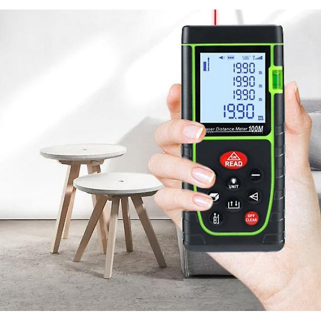 Telémetro Láser Portátil Rojo Verde 40 Metros Alta Precisión