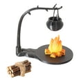 thumbnail image 3 of 5 Pieces Miniature Hanging Stove Camping Kit with Realistic Detailed Resin and Wood for Dollhouse Micro Landscape, 3 of 9