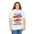 thumbnail image 6 of DJH Apparel | It's An Orange & Blue Thing Colorway Unisex Cotton T-shirt, 6 of 7