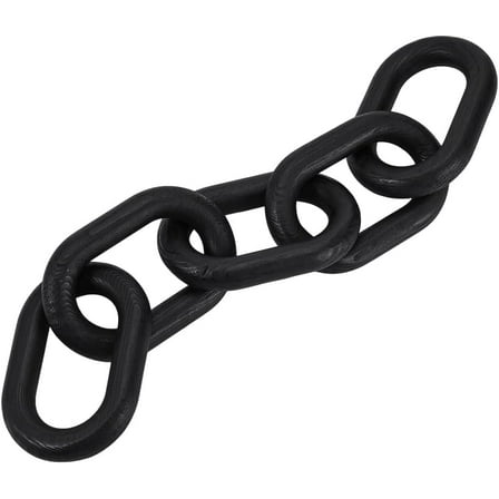Wood Chain Link Decor Black Decorative Wooden Knot Sculpture Wood Carved Modern Home Ornaments