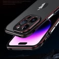thumbnail image 6 of Mantto Aluminum Bumper Case For iPhone 14 Pro Max, Slim Glossy Luxury Premium Metal Aluminum Pprotective Bumper Frame with Camera Lens Protector for iPhone 14 Pro Max, Purple, 6 of 9