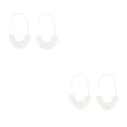 thumbnail image 4 of Aretes Qarigey 1 par estilo simple U estampado leopardo joyería geométrica moda Type2 NO2, 4 of 6