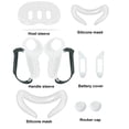 thumbnail image 4 of VR Silicone Cover Accessories for Meta Quest 3,10-in-1 Set Protective VR Shell Cover for Quest 3, Face Cover Pad with Lens Cap, Controller Grip Cover with Battery Opening and Rocker Cap, 4 of 7