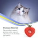 thumbnail image 4 of Greeniant Gato cuello cono de heridas collares isabelinos alimentación recuperación Collar aguacate tostada cirugía gatito conos fresa patrón Type2 NO2 Greeniant PT003771-08B, 4 of 6