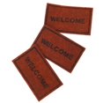 thumbnail image 3 of 3pcs Dollhouse Welcome Carpets Mini Welcome Floor Mat Mini Door Floor Pad, 3 of 3