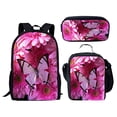 thumbnail image 2 of Juego de mochilas para niños con estuche y bolsa de almuerzo - Mochila escolar de gran capacidad para niños y niñas, set de 3 piezas para alumnos de primaria, duradero y cómodo, 2 of 5