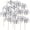 Silver, variant on 100pcs Roostertail Fireworks Drinking Picks Sticks for Party Decoration, Party Fruit Toothpicks, Food Sticks, Party Decoration Supplies, Kitchen Supplies, Festive Supplies