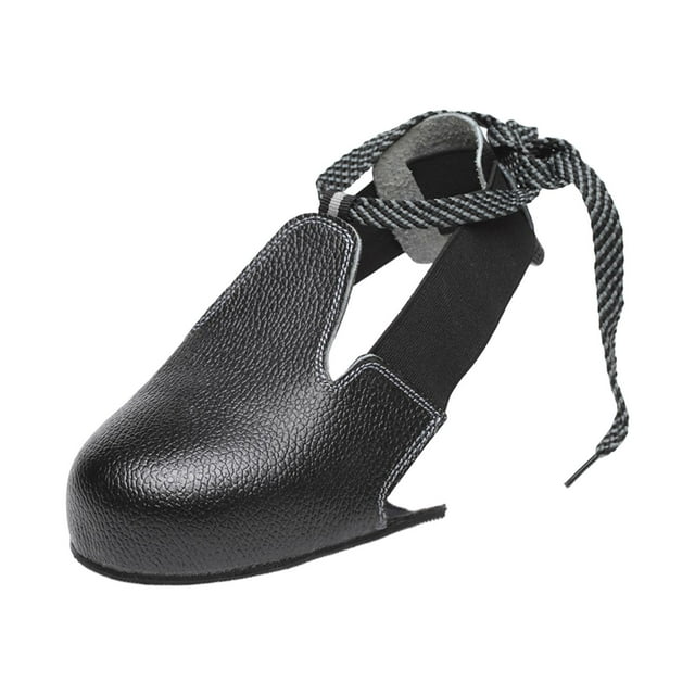 Cubrezapatos con puntera reforzada, protector de dedos, antigolpes, con correa ajustable. Cubrezapatos industriales para el trabajo.