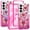 Pink Butterfly, variant on CASEFIV for Samsung Galaxy S26 Plus Case,[Magnetic Invisible Stand][Military-Grade Drop Protection] Slim Glossy Marble Pattern Back Shockproof Protective Phone Cover,Purple Marble