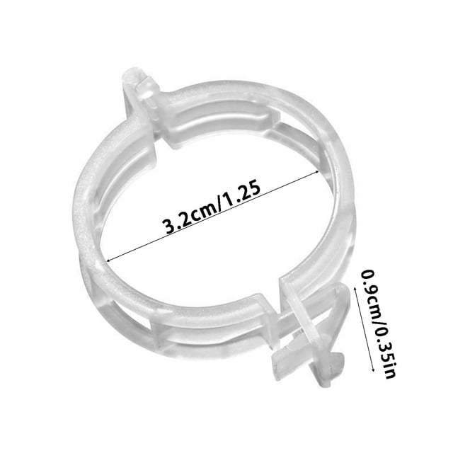 JJKBVCLO Clips 100PCS Clips For Climbing Clear Clips Garden Clips Support Clips Clips Support Garden Clips Vine Fixing Clip For