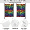 thumbnail image 2 of Wukai Pride Rainbow Garden Flags Double Sided Welcome Garden Yard House Flags Outside Outdoor House (Only Flag), 2 of 8