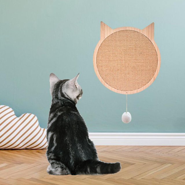 Almohadilla para rascar de para , alfombrilla de sisal, tablero para rascar con ventosa y de piel, juguete para y