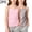 Pink, variant on FSYBOA Girls Knitted Tank Tops Size 7-8 T, Breathable Casual 2 Piece Sleeveless Kids Summer Shirts Beige
