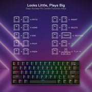 Redragon K530 Pro Draconic Wireless 60% Mechanical Keyboard, Black