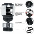 thumbnail image 5 of Breeze Jet Faucet, Suitable for 1822 mm Faucet, 360° Rotatable Faucet Nozzle, Faucet Accessory for Kitchen Faucet Nozzle, Ventilated Jet and Shower Jet, Two Water Modes, 5 of 5