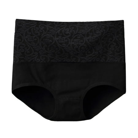 

Womens Underwear High Waisted Tummy Control Body Shape Solid Color Underwear