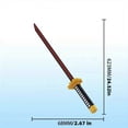 thumbnail image 3 of Magic Knife Thousand Blades Anime Building Blocks Assembled Model Weapon Scabbard Bricks Toys Boy Educational Toy Gift, 3 of 5