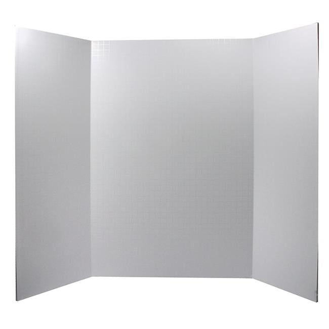 (3 Ea) Ghostline Tri Fold Foam Board Wht 28 X 22 - Walmart.com ...