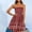 Red, variant on HKEJIAOI Floral Dress for Women Deals Clearance Birthday Dress Women's Bohemian Style Strapless Elastic Band Dress Dresses Sleeveless Floral Print Dress White