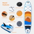 thumbnail image 4 of Cadalene 10'6" Inflatable Stand Up Paddle Board with Premium SUP Accessories,Built-in Camera Mount,for All Skill Levels, 4 of 8