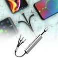 thumbnail image 1 of Klonfd Fast Charging Retractable Charger USB Charging Head Charging Retractable Phone Universal Chargers Retractable Data For All Device, 1 of 5