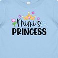 thumbnail image 4 of Inktastic Mimi's Princess Crown and Flowers Girls Baby T-Shirt, 4 of 5