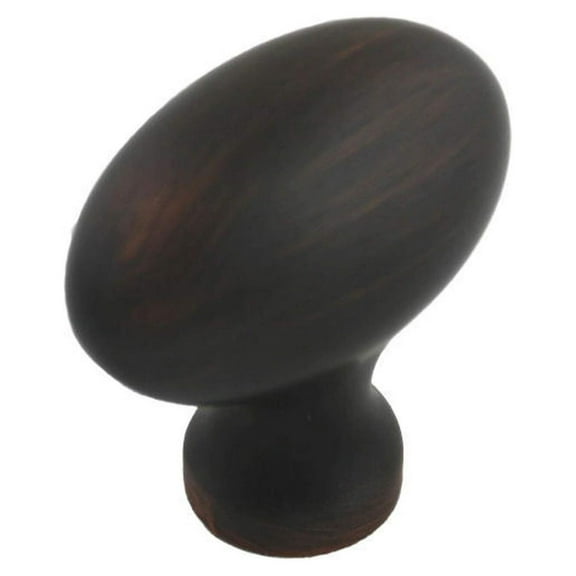 10 Pack 6022ORB Oil Rubbed Bronze Oval Oblong Cabinet Knob