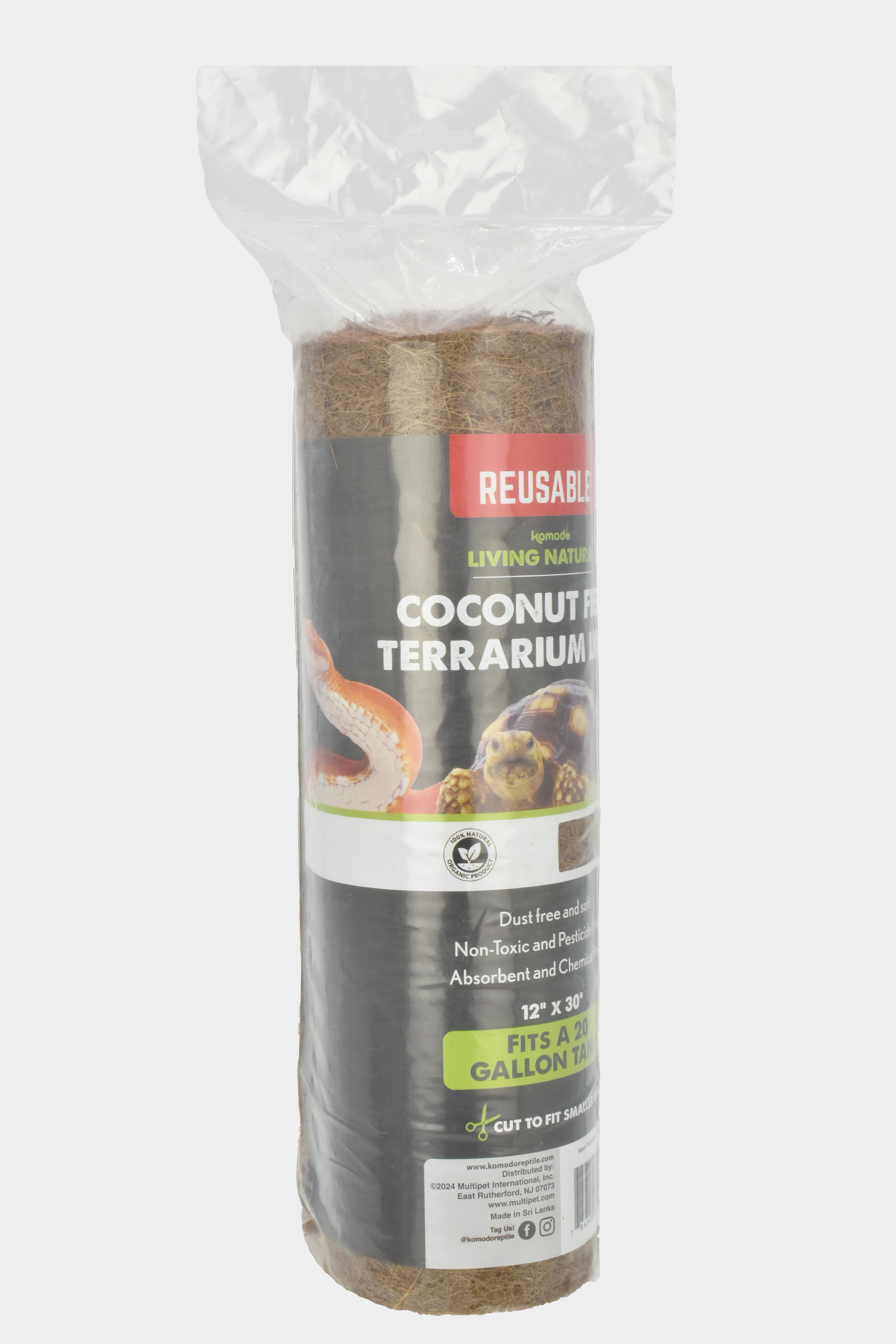(3 pack) Komodo Fiber 12 x 30 Terrarium Liner