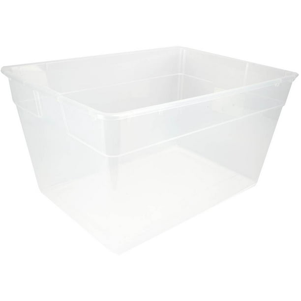 Sterilite 56 Quart Clear Plastic Storage Container Box and Latching Lid, 32 Pack