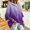 A2-Light Violet, variant on Gradient Hoodies for Women 3/4 Sleeve Tops Drop Shoulder Winter Clothes Slouchy Drawstring Fashion Clothing Pullover Hooded Sweatshirts Casual Oversized Fall Outfits for Women