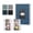 Blue, variant on Bevtee Photo Album 4x6 300 Photos, Photo Album Linen Cover with Front Window, 4x6 Picture Album with Writing Space, Black Photo Album Book for Wedding Kids Travel Family Baby Pictures