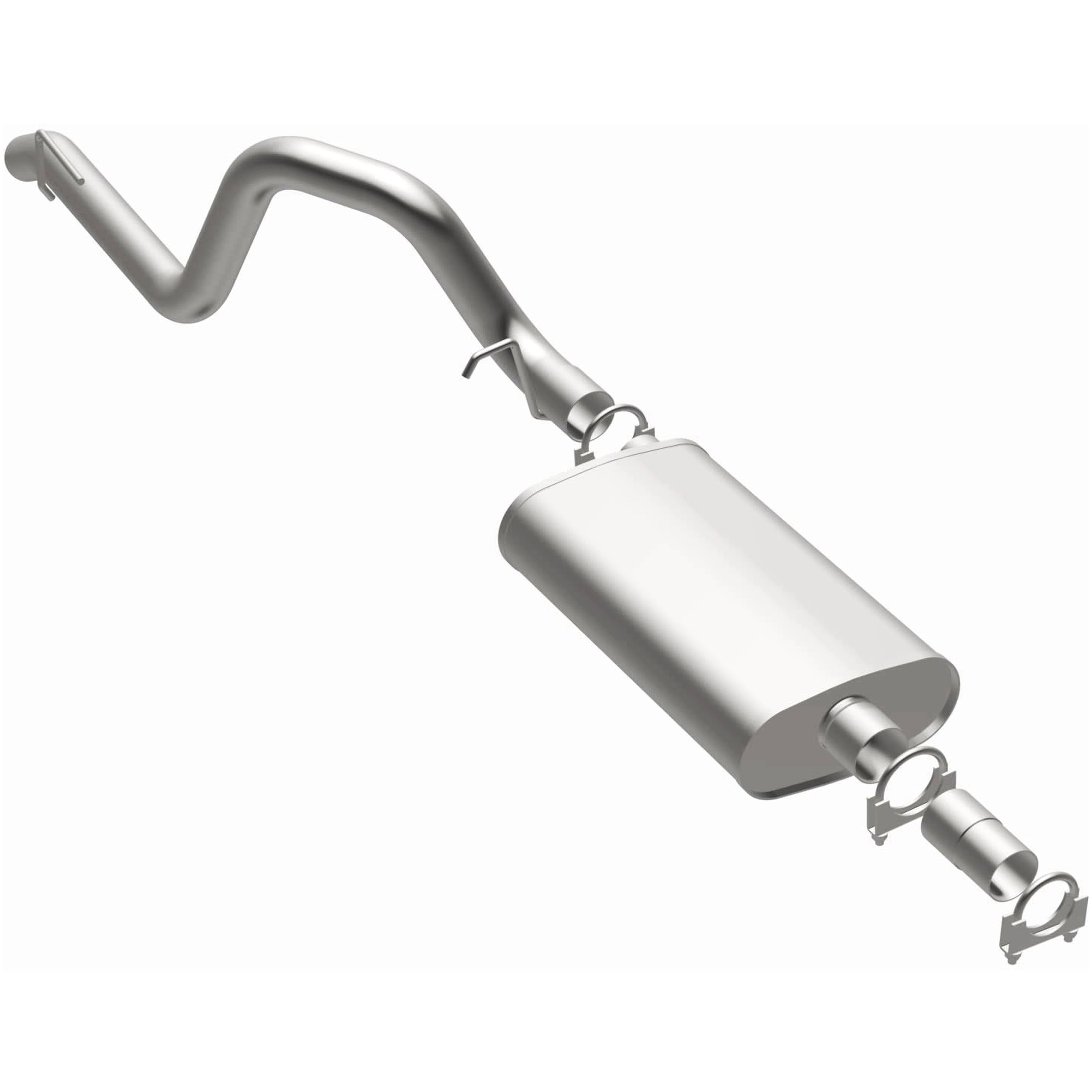 BRExhaust OE Replacement Exhaust System Kit 106-0051: Compatible with 1987-1992 Jeep Wrangler 2.5L, 1991-1992 Jeep Wrangler 4.0L, 1987-1990 Jeep Wrangler 4.2L