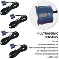 thumbnail image 4 of Kit de Sensor de tacionamiento Kit de Sensor de Rpaldo Sensor de Rsa para Auto 18 Opcion de Color para Sondas Volumen de Alarma Ajustable Sensor de Rsa Profional para Carro, 4 of 5
