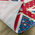 thumbnail image 5 of Ambesonne Shabby Flora Place Mats Set of 4, British Flag Floral, Standard Size, Multicolor, 5 of 6