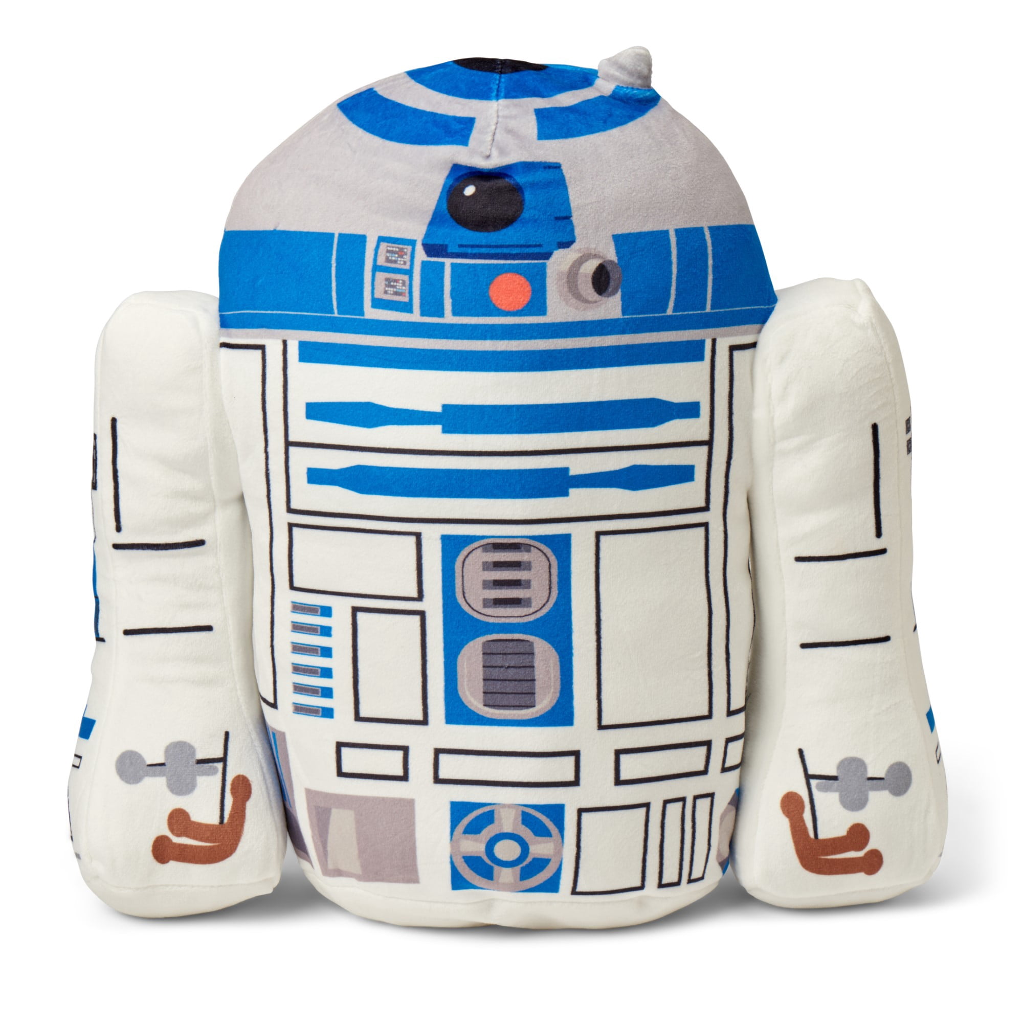 Disney Star Wars R2-D2 Droid Silk Touch Throw Blanket and Plush Character Hugger Set